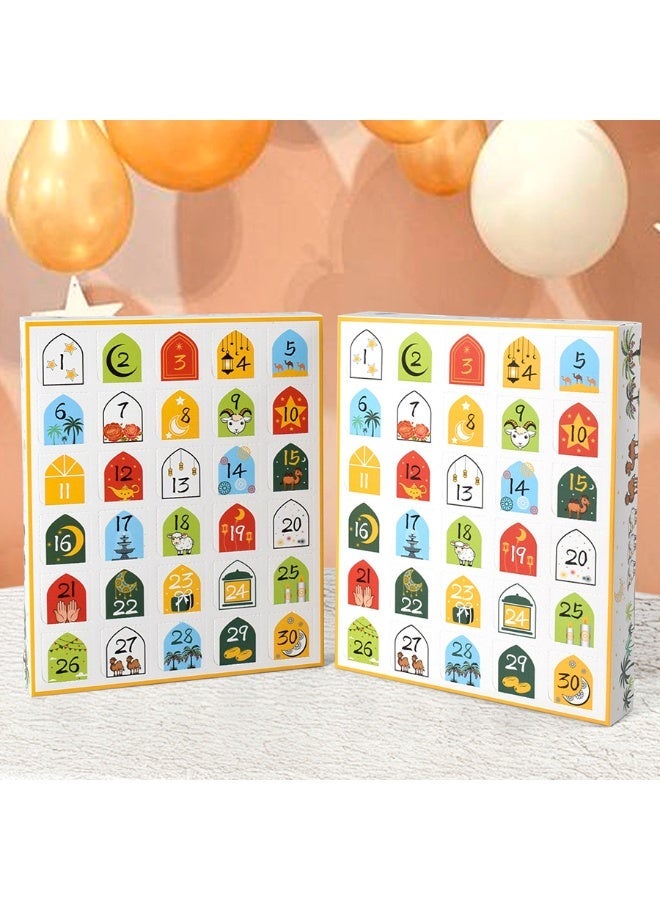 Fun 30-Compartment Blind Box Empty Box, Pop-To-Play Calendar Surprise Gift Box - 5 Pieces/Pack - Image 4